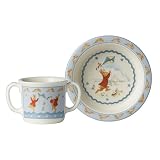 Royal Doulton Nurseryware Shining Star 2-Piece Baby Set.  Includes Baby Plate and 2 Handled Mug