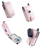Treo 650 700w 700p Pink Leather Executive PDA Case