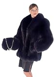 Fox Fur Jacket - Black Fox 29