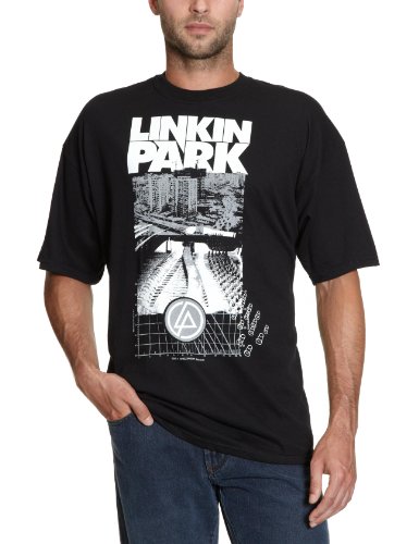 Produkt-Bild: Warner Music Shirts 'Linkin Park 'SOUNDWAVES ' Herren Shirts/ T-Shirts, Gr. 48/50 (L), Schwarz (Schwarz)
