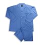 Hanes - Mens Long Sleeve Broadcloth Pajamas, Blue, Navy