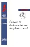 Elements de droit constitutionnel fran�ais et compare