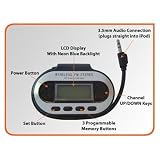 Greymobiles Black Digital LCD FM Transmitter Kit