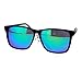 Kush Brand Matte Plastic mirrored Lens Thin Plastic horned Sport Sunglasses