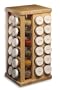 J.K. Adams CSL-48-SM 48-Jar Maple-Wood Spice Carousel