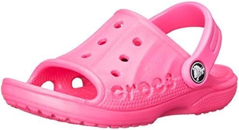 crocs Baya Slide Shoe (Toddler/Little Kid),Neon Magenta,12 M US Little Kid