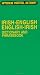 Irish/English English/Irish Dictionary and Phrasebook (Language Dictionaries Series)