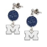 NCAA Michigan Wolverines LogoArt Ovation Earrings