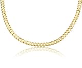 14K Solid Yellow Gold Cuban Curb Link Chain / Necklace 6mm Wide 30