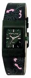Kahuna Kus-0022L Ladies Black Leather Strap Watch