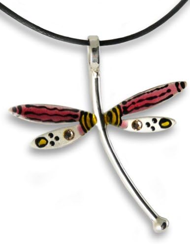 Sterling Silver Slim Dragonfly Pendant