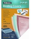Fellowes Transparent Plastic Cover 150mic Pack of 100