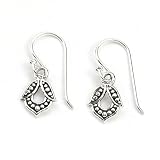 Barse Sterling Silver Petal Frenchwire Earrings