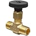 Parker V Series Brass Needle Valve, Inline, Hand Wheel, PCTFE Tipped Stem, NPT Male