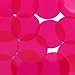 Sequin 50mm Round Shape Vinyl Go Go Trans Raspberry