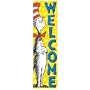 VERTICAL BANNER CAT IN THE HAT