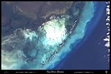 Key Largo, Florida from space satellite print/poster photograph: 36
