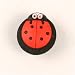Lady Bug Snap Together Shoe Charms