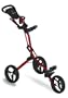 Bag Boy Golf Mini GT Three Wheel Push Cart - Red