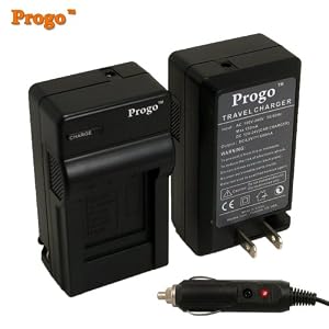 Progo TM Brand DMW-BCH7 Li-Ion Rechargeable Digital Camera Battery Charger for Panasonic Lumix DMC-FP1 DMC-FP2 DMC-FP3 DMC-FT10 DMC-TS10