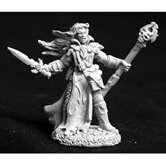 Reaper Miniatures 2613 - Dunkle Legenden: Shadarn, Dunkelelfen-Zauberer (unbemalt)