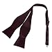 DBA7E01 Multicolored Plain Mens Self-tied Microfiber Boyfriend Bowtie By Dan Smith