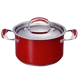 Circulon �T�[�L�������X�e�����X�X�`�[�� ����� 20cm ���b�h CC-W20RD