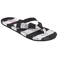 Women's Mossimo Supply Co. Lillith Plaid Flip Flops - Black/White