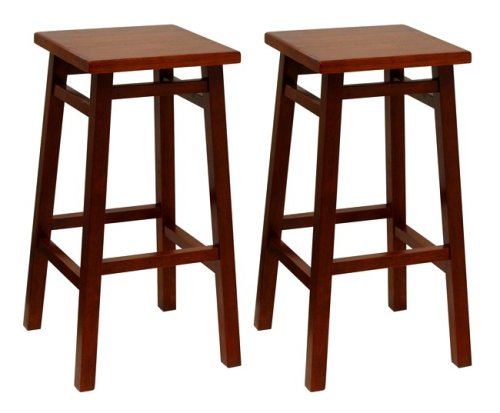 Classic Square Bar Stool-2 Pack