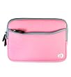 Soft Neoprene Extra Pocket Sleeve Carrying Case for Amazon Kindle Electronic Reading Device (Kindle NOT included) - Pink
