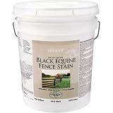 Valspar Black Equine Fence Stain - 24 Five-Gallon Pails (1 Pallet), Black, Model# 8004718566