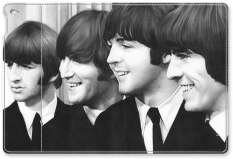 iPad Air 2 Case, Sakuraelieechyan PU Leather Personalized Protective Folio Smart Cover for iPad Air 2-Famous Music Band The Beatles 04