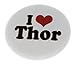 A&T Designs Unisex - I Love Thor 1.25