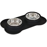 Wetnoz Flexi Design Duo Night Pet Bowl, Small