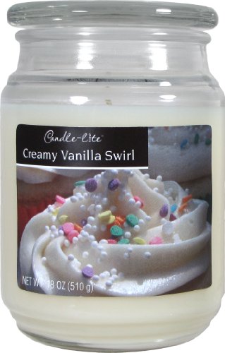 Detail image Candle-lite Essentials 18-Ounce Creamy Vanilla Swirl Terrace Jar Candle