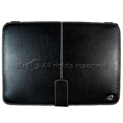 Laptop Memory Foam Case on Laptop Pc Black Leather Mini Note Pc Netbook Carrying Pouch Case Cover