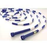 US Games 8ft Blue with White Segmented Skip Rope