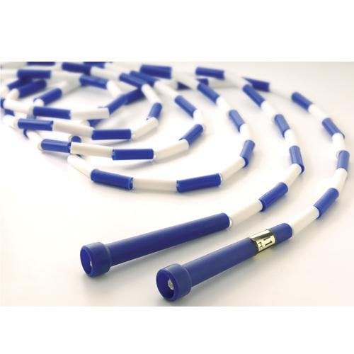 US Games 8ft Blue with White Segmented Skip Rope