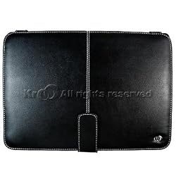 DELL INSPIRON MINI 10 LAPTOP PC BLACK LEATHER Mini-Note PC NETBOOK Carrying POUCH CASE Cover Sleeve