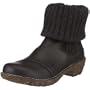 El Naturalista YGGDRASIL NW097 P.GRAIN BLACK, Damen Schlupfstiefel, Schwarz (Black), EU 43