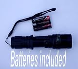 Bright 7w 300 lumen LED Flash light torch lamp including 3 Duracell AAA batteries - customer reviews say it is AMAZING value for money on Amazon....it really is very bright, small and compact.