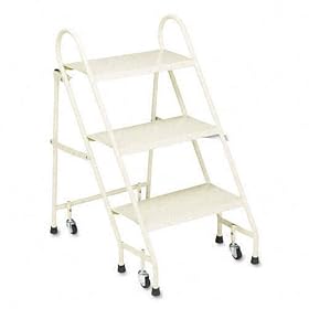 Buy Cramer Steel Folding 3-Step Ladder w  Casters now!