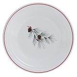 Fiesta Holiday Bough Luncheon Plates, Set of 4