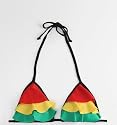 Roxy Be Hippie Ruffle Triangle Top