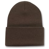 Blank Long Cuff Beanie Cap (Choose Many Colors Available)