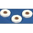 3 Grobet Polishing Machine Buffing Wheels Leather 3"