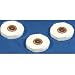 3 Grobet Polishing Machine Buffing Wheels Leather 3"