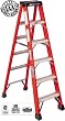Louisville FS1407HD Brute 375 7-ft Extra Heavy Duty Fiberglass Step Ladder 375 lbs capacity