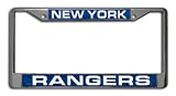 NHL New York Rangers Laser Chrome Frame