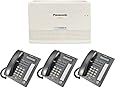 Panasonic KX-TA824 System plus (3) KX-T7731 Black Telephones